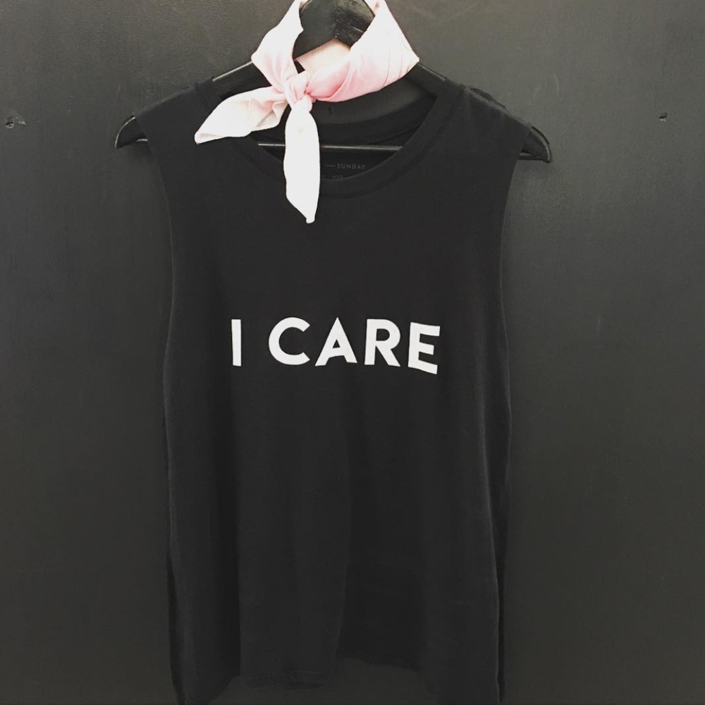 I Care Muscle Tank Top